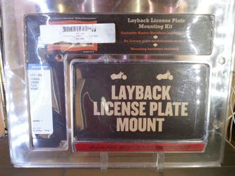 HARLEY DAVIDSON Layback License plate Mounting Kit (X)