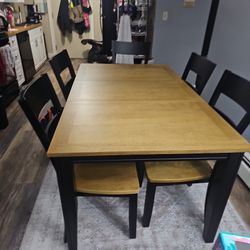Dining Table & Chairs  Best Offer Must Go 