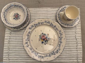 Flower Garden China Dinnerware Set