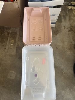 👟 PLASTIC SHOE STORAGE BOXES – $5