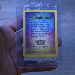 Pokemon ancient mew sealed