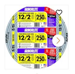 12/2 mc cable 250 feet