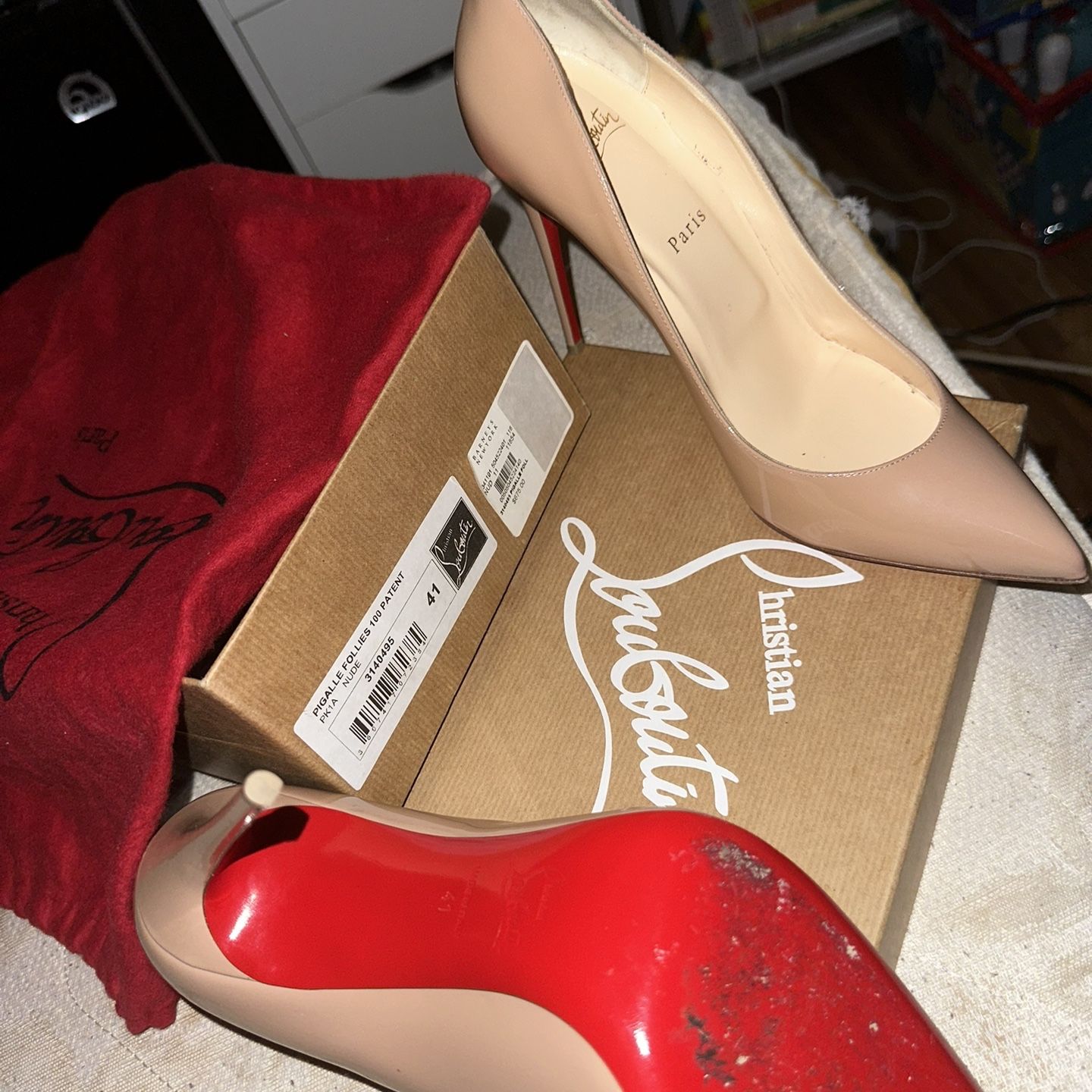 CHRISTIAN LOUBOUTIN Follies Strass Sling for Sale in Phoenix, AZ - OfferUp