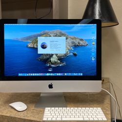 Apple iMac 21.5 Inch Desktop Computer With Wireless Keyboard And Mouse