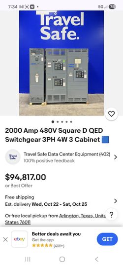 2000 Amp Switch Gear