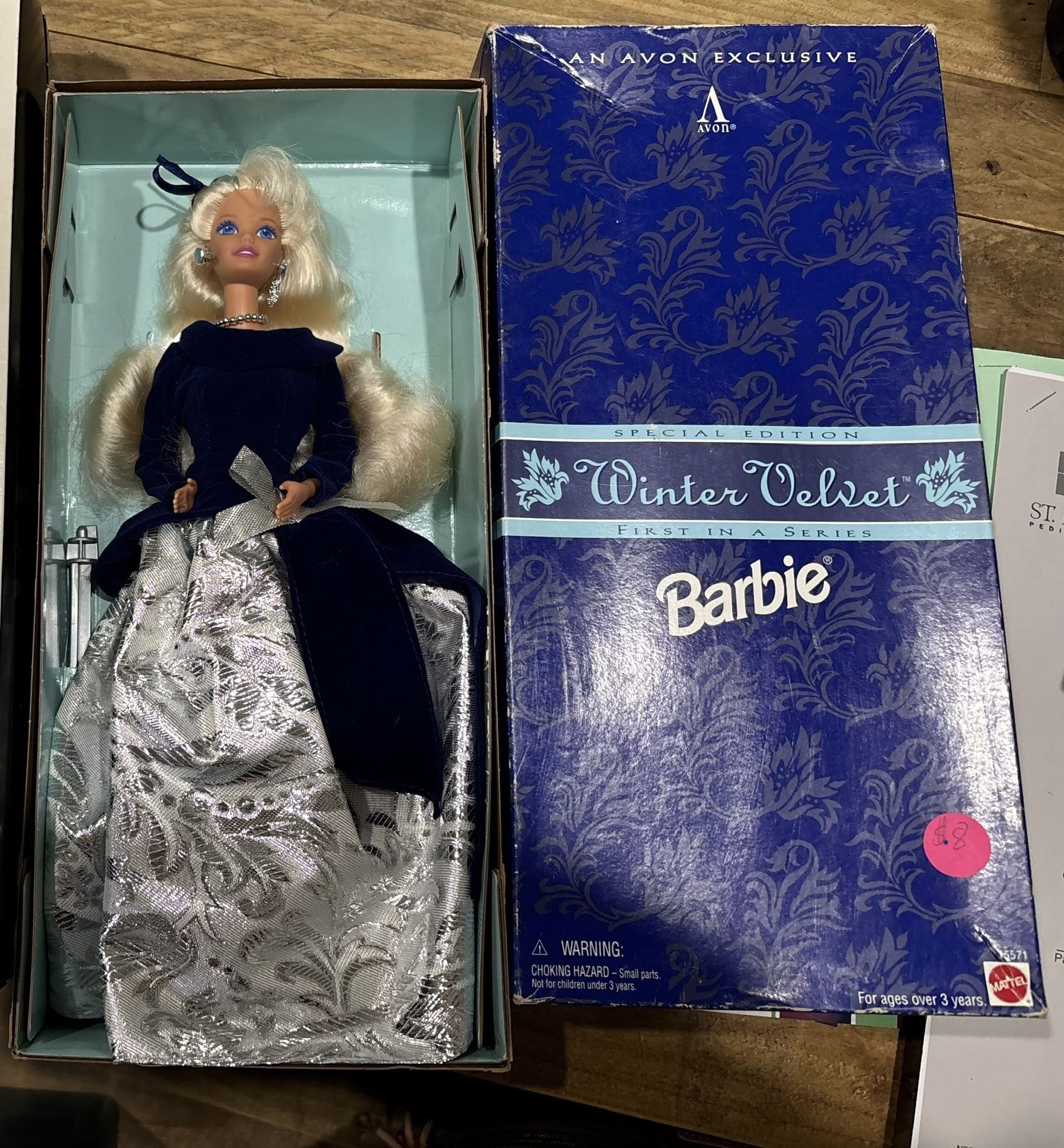 Avon 1995 Winter Velvet Barbie