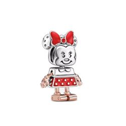 PANDORA Minnie Mouse Robot Two Tone Silver/Rose Gold Charm