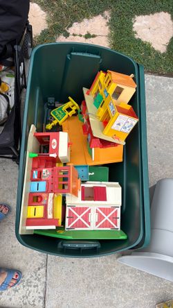 Vintage Fisher price kids toys