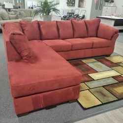 Darcy sofa chaise salsa deals