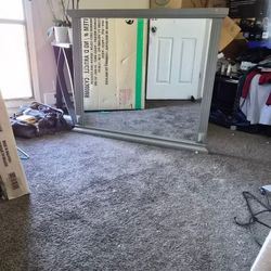 Dresser mirror in frame