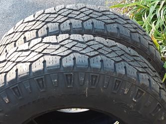 Two (2) tires Goodyear Wrangler (contact info removed)