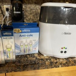 Dr.Brown Bottles + Sterilizer 