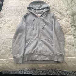 True Religion Zip Up-Grey