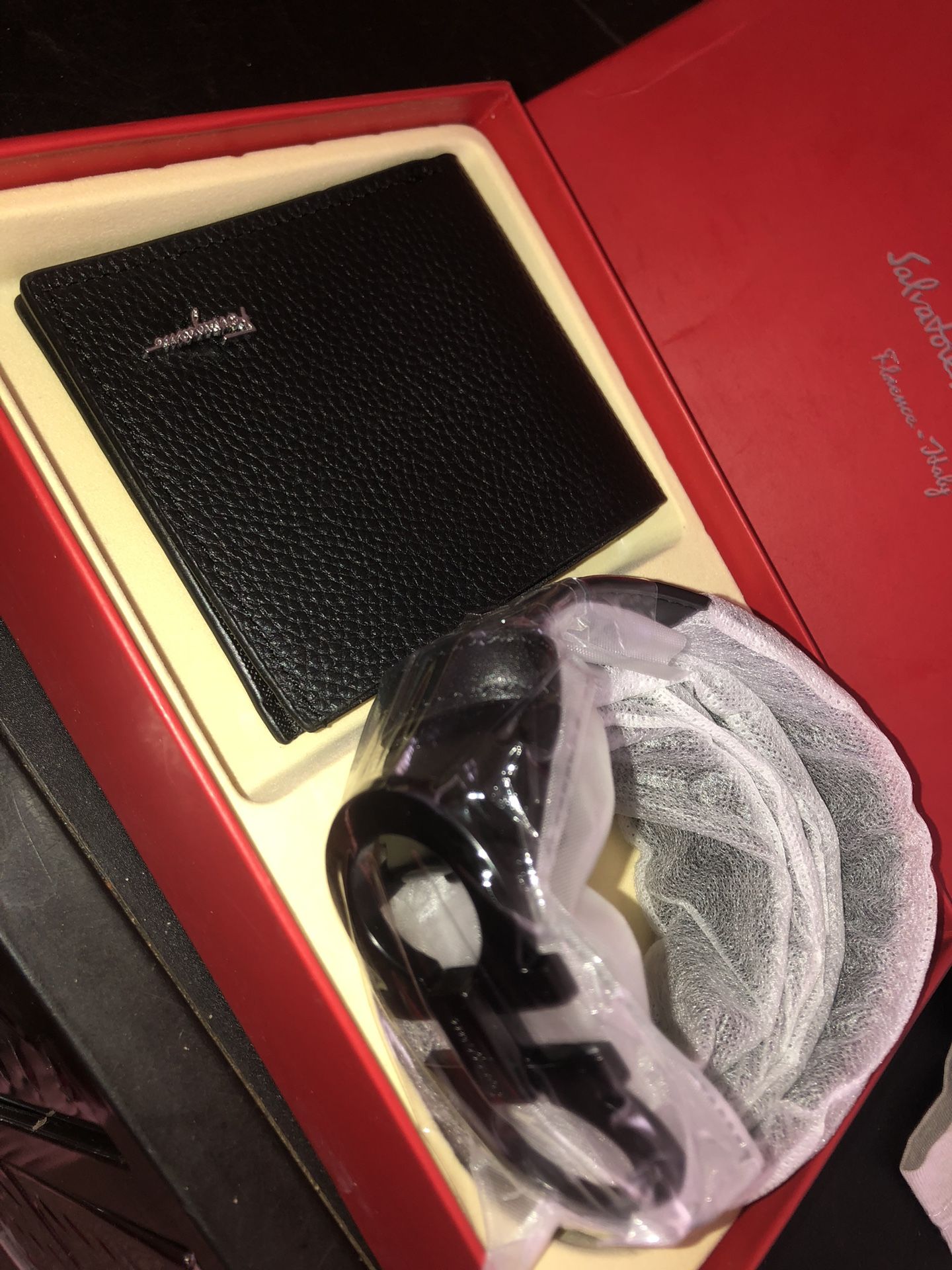 Ferragamo Belt + Wallet Set 