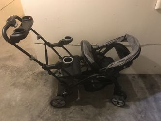 Sit and stand stroller
