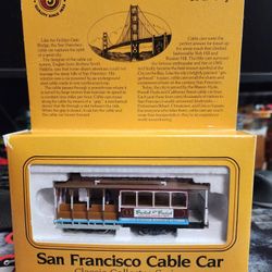 Bachmann Classic Collector Series San Francisco Cable Car 60541 HO Scale