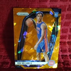Ron Holland II 2024 Prizm #269 Fast Break Orange /125 Rookie PSA 10 