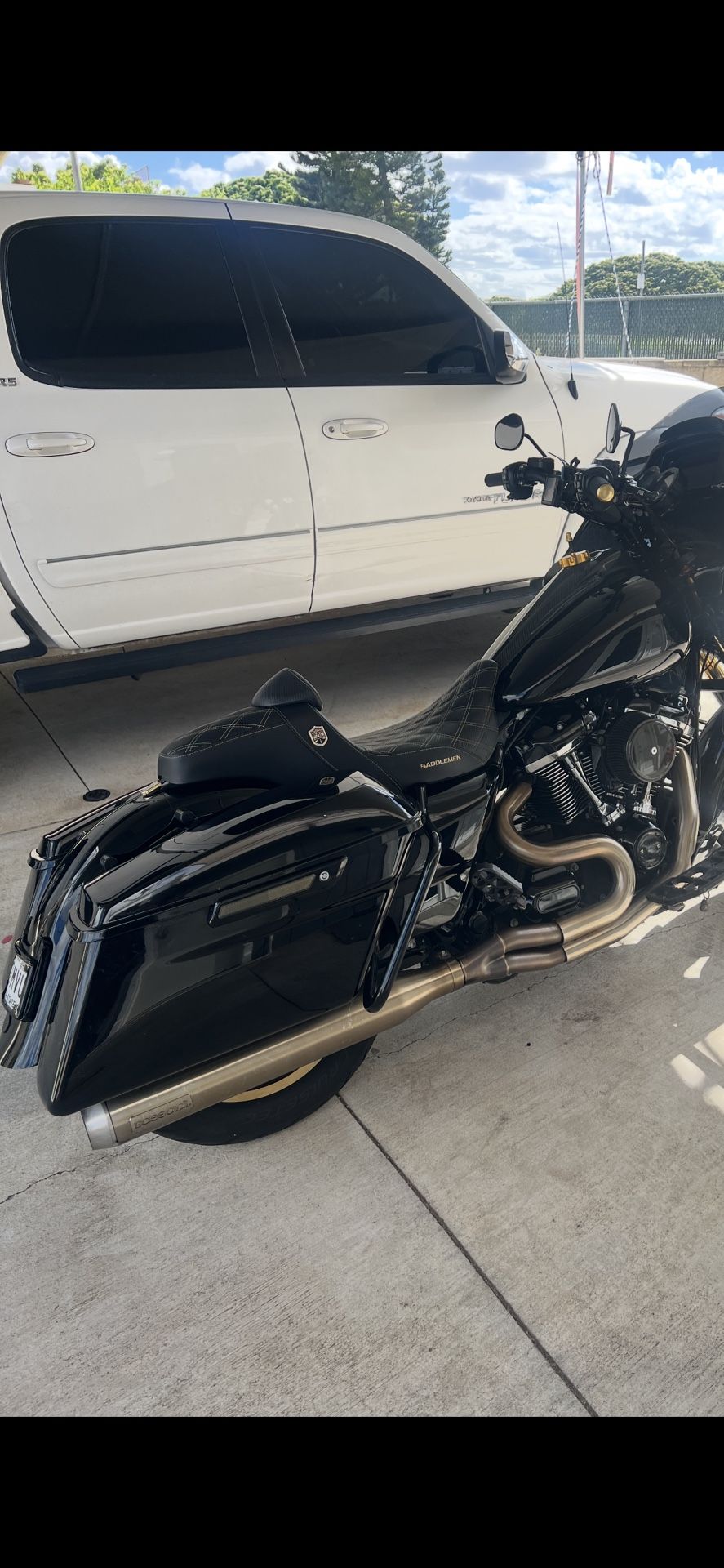 Harley Davidson Touring 2 Into 1 Stainless Exhaust