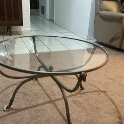 Round Glass Table