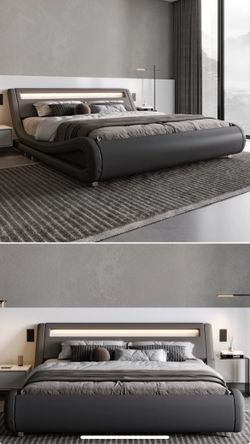 Wade Logan, Gray King size Bed frame