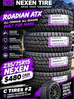 235/75R15 Nexen ( 4 NEW TIRES )