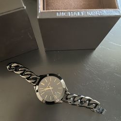 Black and Gold Michael Kors Watch