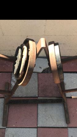 Standard weights 1” and many bars