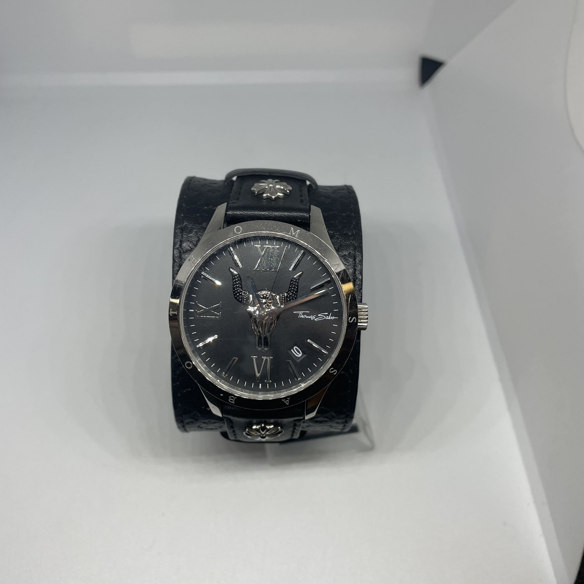 Thomas Sabo 1984 Stainless Steel And Leather Watch