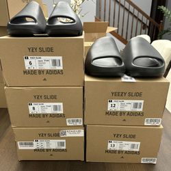 Adidas Yeezy Slide Onyx Black Size 6 8 Brand New