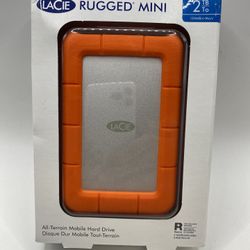 2TB External Hard Drive - Rugged Mini Orange