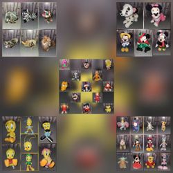 Large Stuffed Animal Lot (43 In Total)