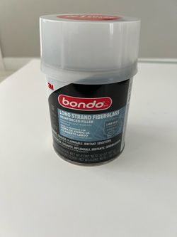 New- 3M Bondo Bondo-Hair Long Strand Fiberglass Reinforced Filler, 00762, 1 Quart