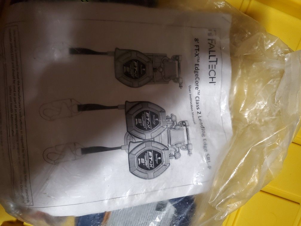 Fall tech 8' edgecore class 2 leading edge SRL-P