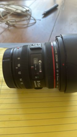 Canon fish eye EF lens 8-15mm