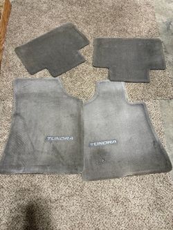 2006 Toyota Tundra Original Floor Mats - they were kept under additional rubber mats and never exposed