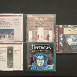 Beethoven & Mozart Classical Music CD Collection