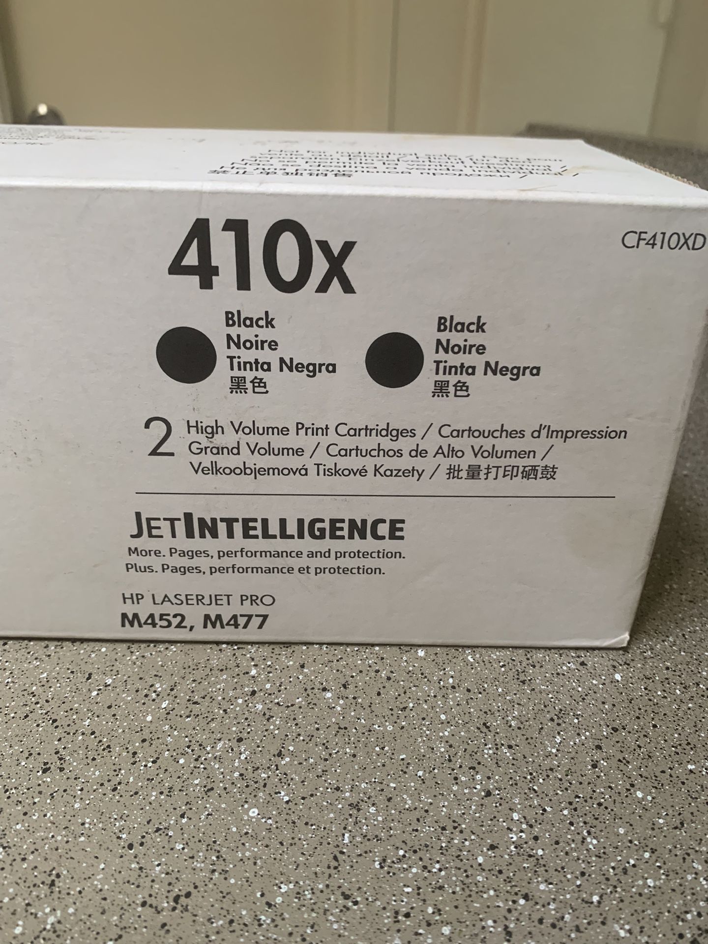 Genuine HP OEM 410X Black High Yield Toner Cartridge CF410XD New Sealed