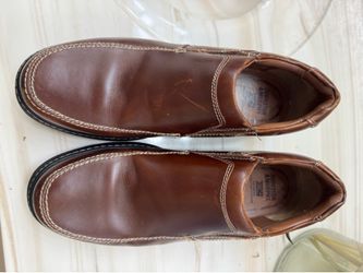 Johnston & Murphy men’s slip on shoes. Cordovan color, 10.5 extra wide. $50 obo