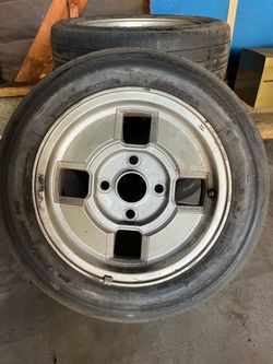 Original Toyota rims from the 1980s