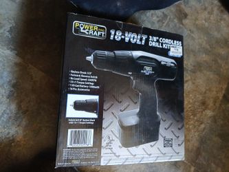 18-Volt 3/8" Cordless DRILL Kit