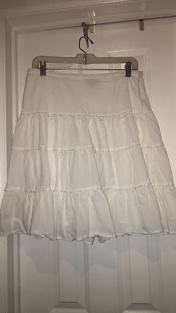 White peasant skirt