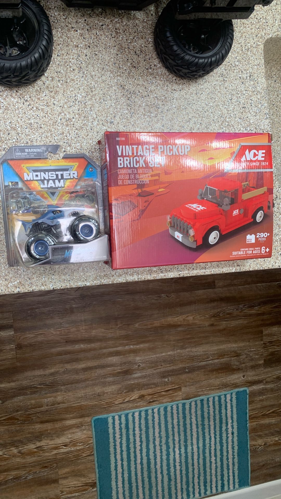 Lego Set And Monster Truck