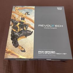Revoltech Amazing Yamaguchi Iron Spider Onyx Stealth Tech Ver. NEW