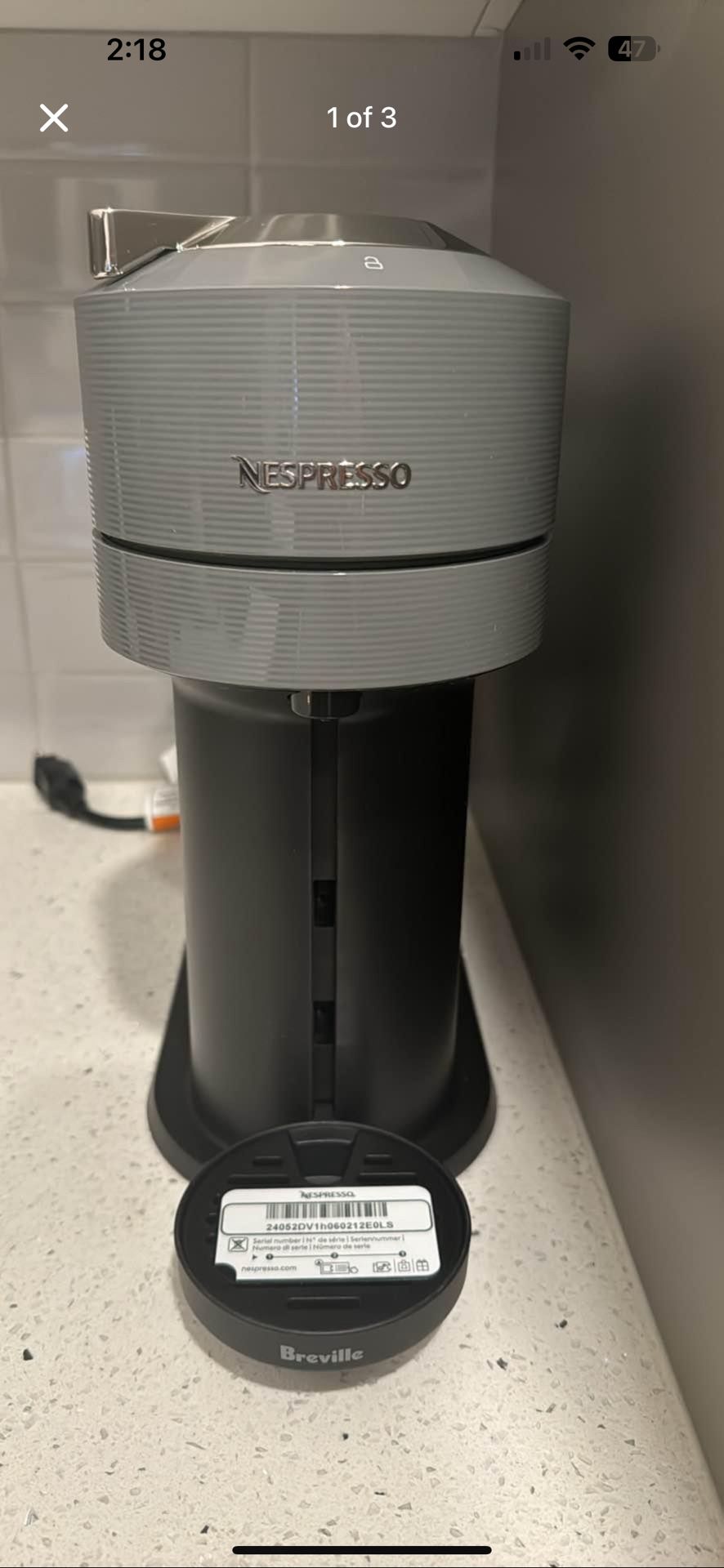 Nespresso Vertuo Next Coffee Maker (Brand New)