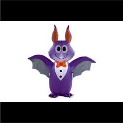 spooky Halloween bat light up spooky bowtie that inflatable 4 feet