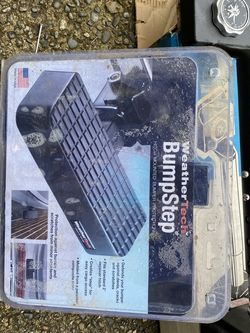 NEW Weather tech bumper step
