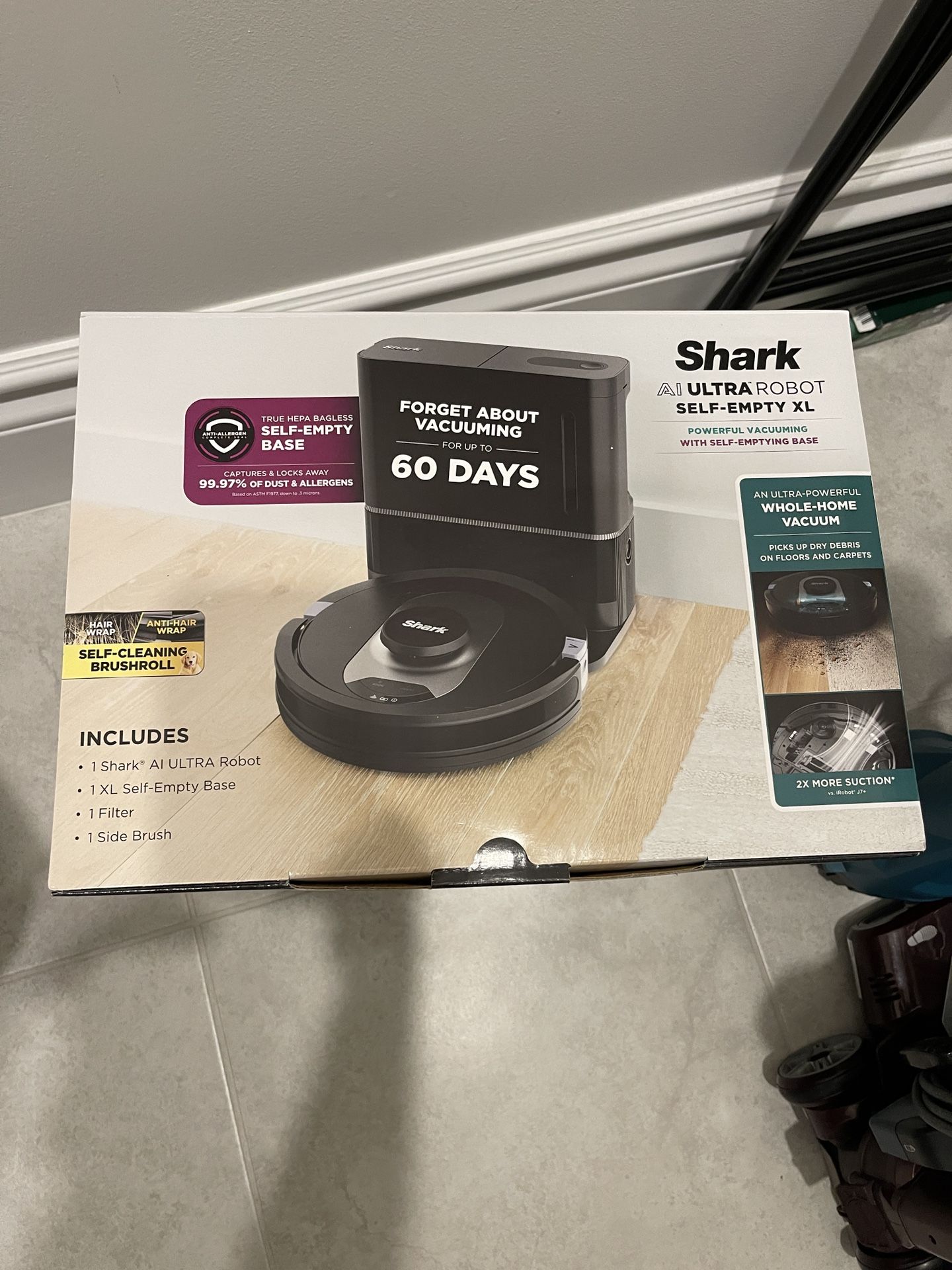 shark vacuum robot av2511ae self cleaning ai ultra