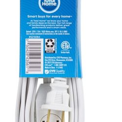 Total Home 3 Outlets Cords 15ft