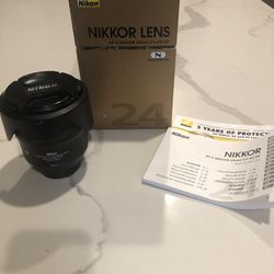 Nikon 24mm f/1.4 lens