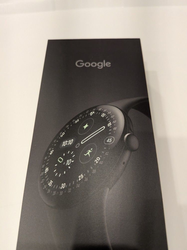 Google Pixel Watch 4 45mm WiFi Black New In Box